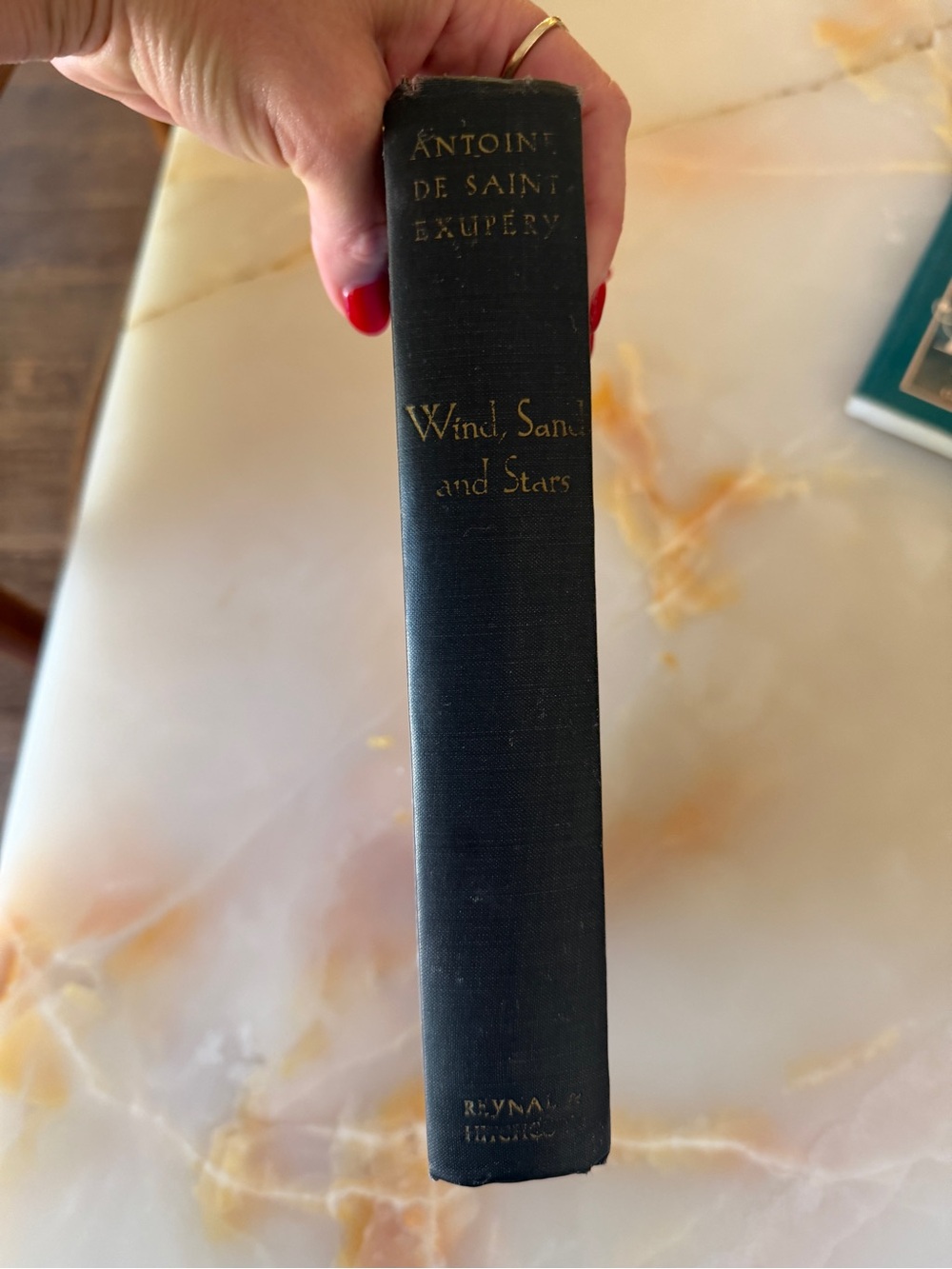 Antoine de Saint-Exupéry "Wind, Sand and Stars" - Black Cloth Hardcover 1939